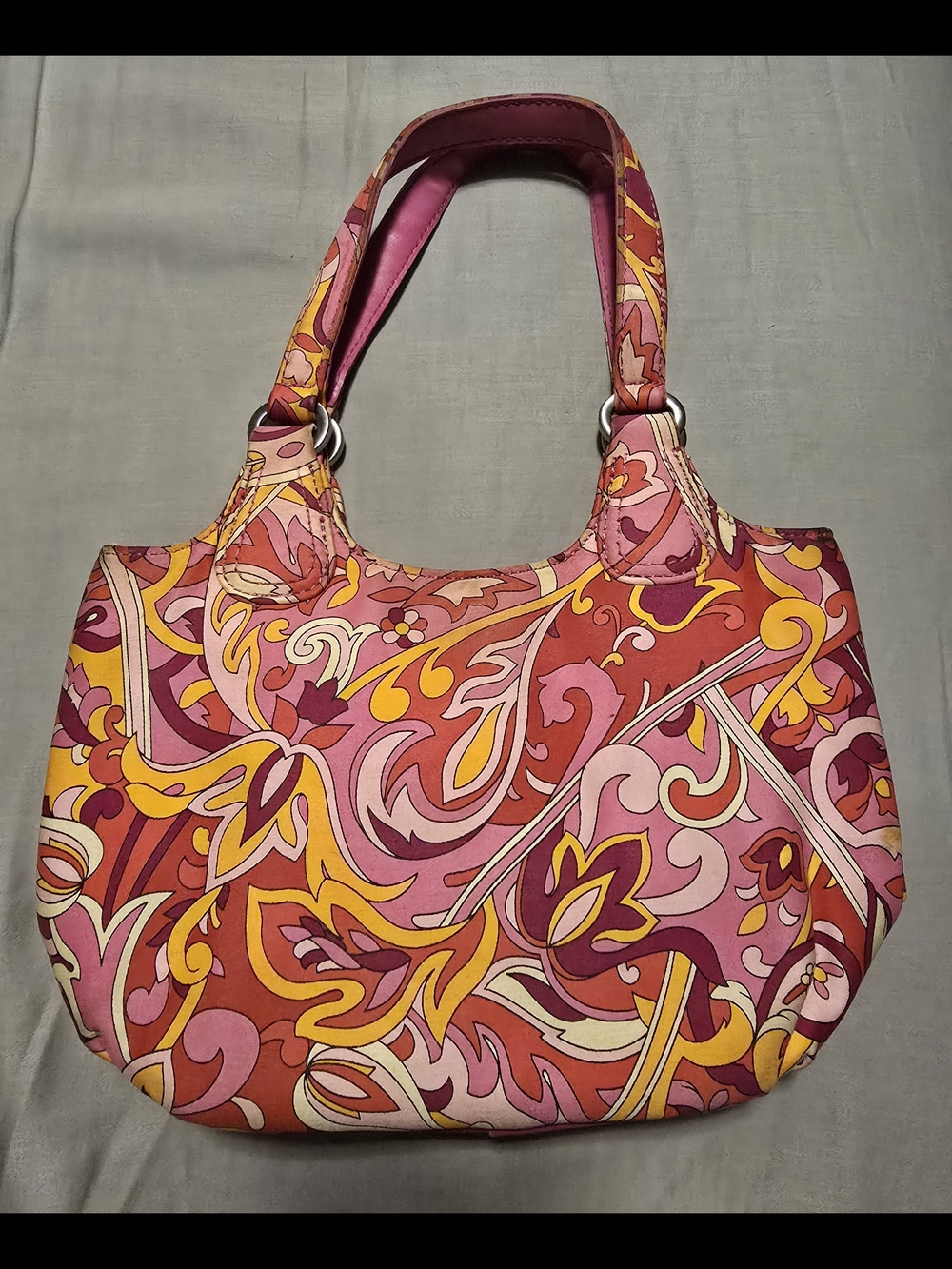 Nine West Y2K Pink Red Orange Handbag